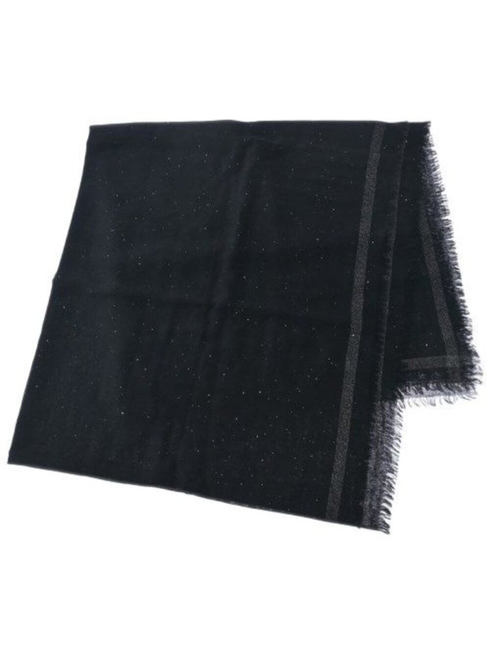 Chanel Shawl Scarf Black